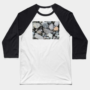 River stones in typical random pattern and type in New Zealand. Baseball T-Shirt